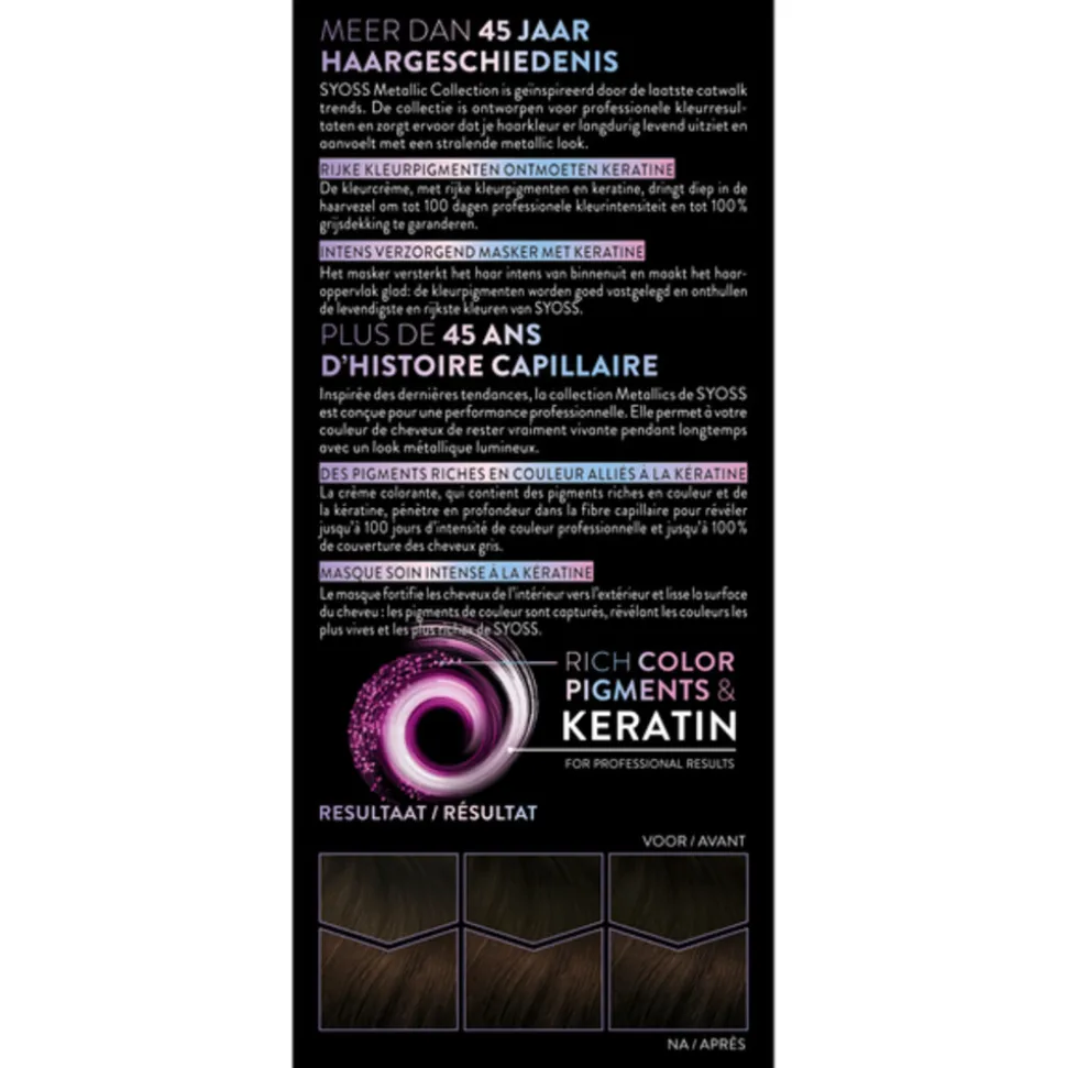Syoss Baseline Haarverf 3-89 Bronze Coffee
