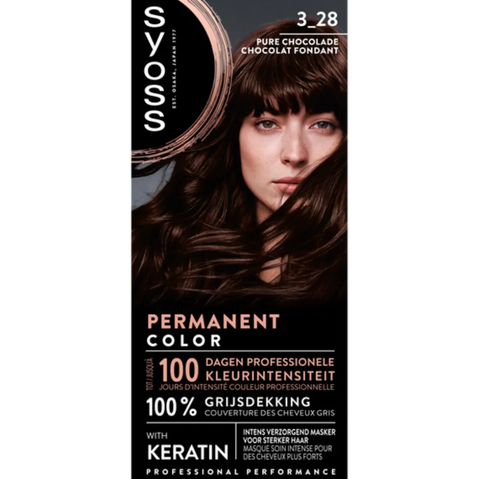 Syoss Baseline Haarverf 3-28 Pure Chocolade