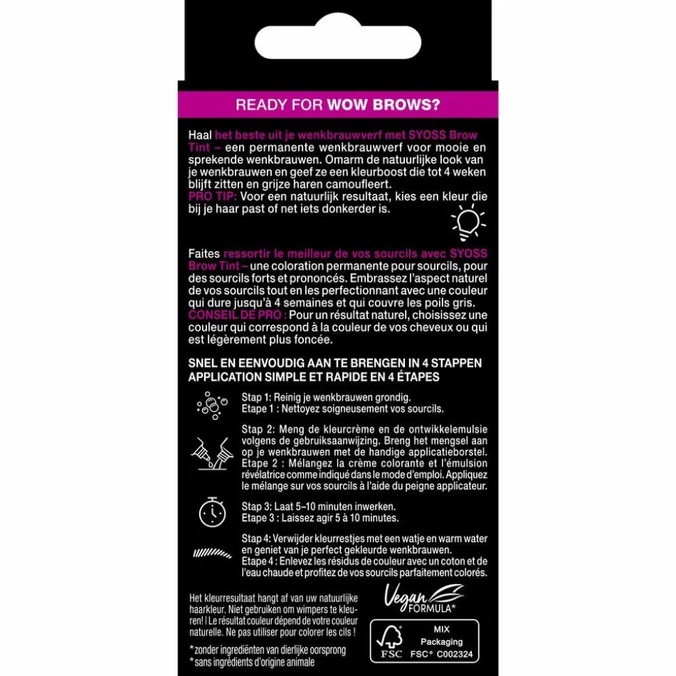 Syoss Browtint Donkerblond