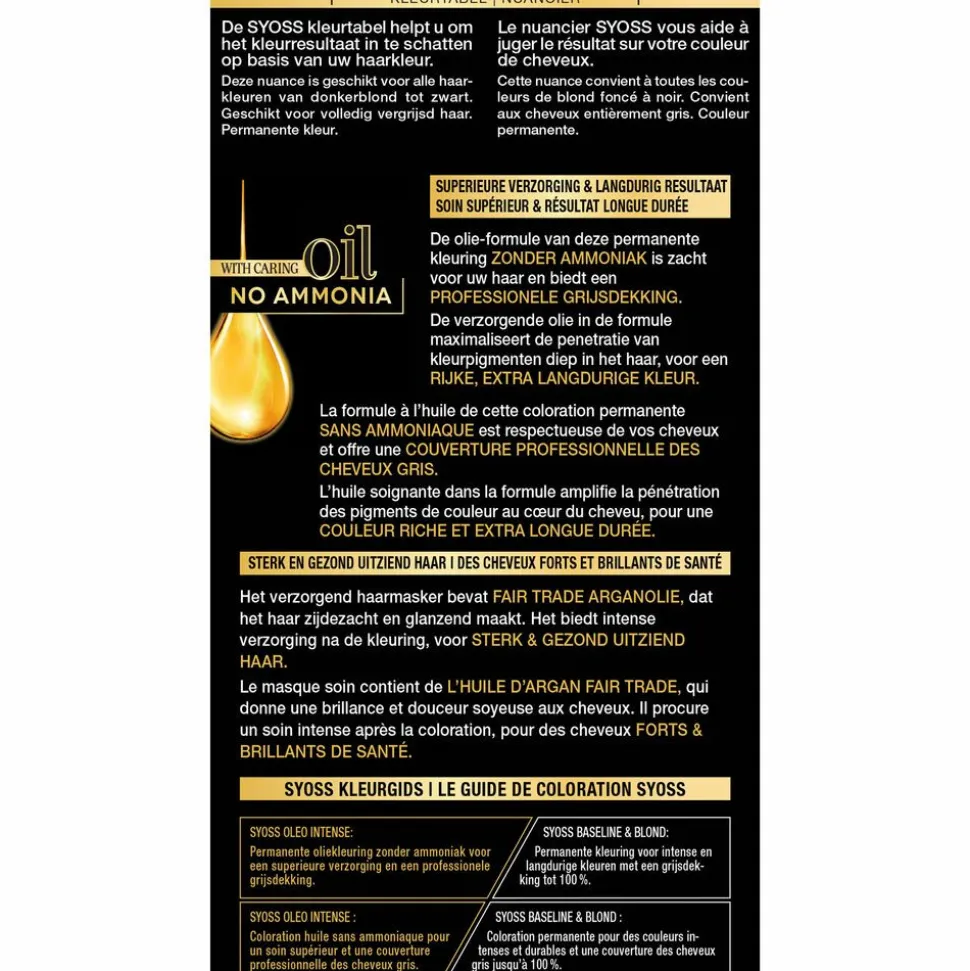 Syoss Oleo Intense Haarverf 5-92 Stralend Rood