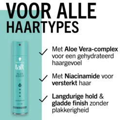 Taft Hairspray Aloe Boost 250 ml