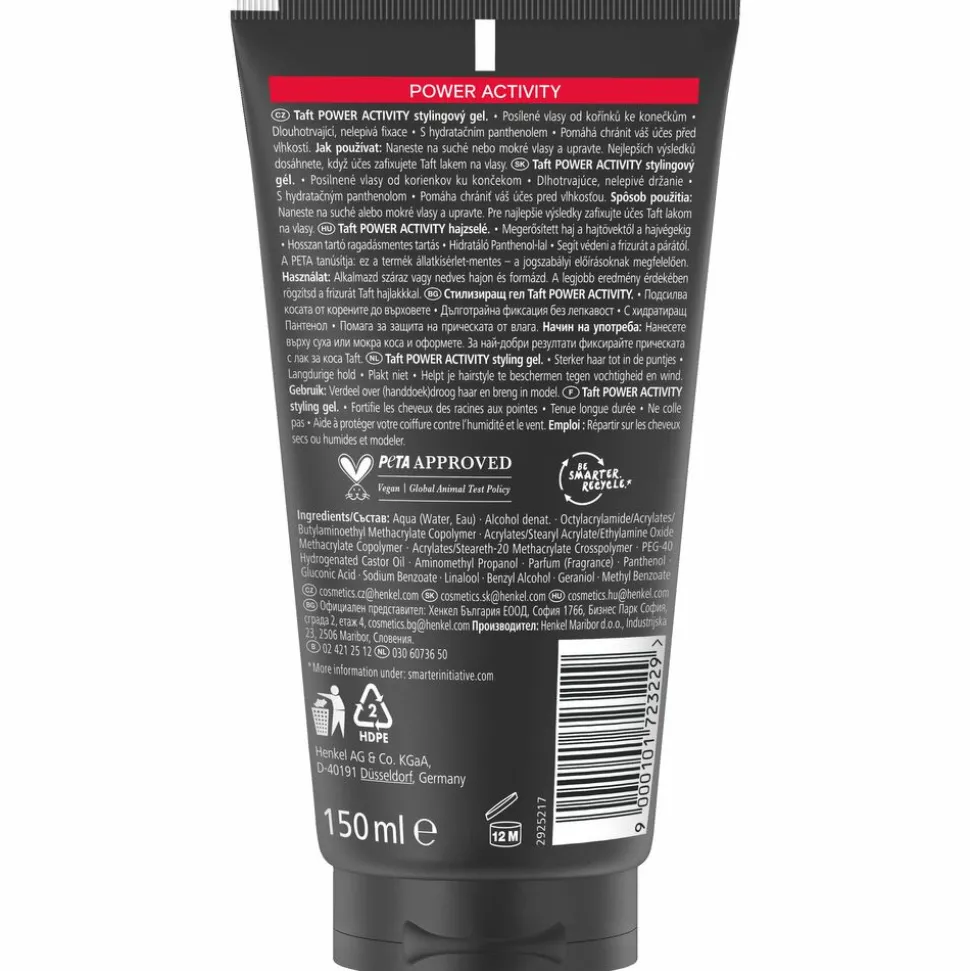 Taft Styling Gel Power Active 150 ml