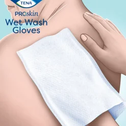 TENA Proskin Wet Wash Gloves Frisse Geur 8 stuks