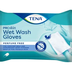 TENA Proskin Wet Wash Gloves Zonder Parfum 5 stuks