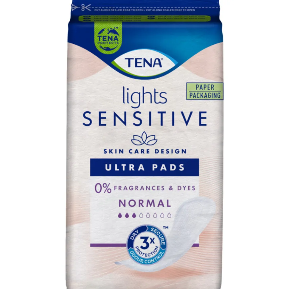 TENA Sensitive Lights Ultra Pads Normal 16 stuks