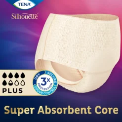 TENA Silhouette Classic Underwear High Waist Blanc Plus M 9 stuks