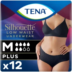 TENA Silhouette Underwear Low Waist Blanc Plus M 12 stuks