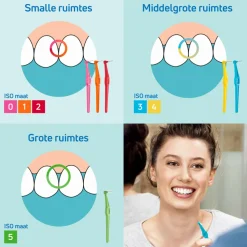 TePe Angle Interdentale Ragers 0,5 mm Rood 6 stuks