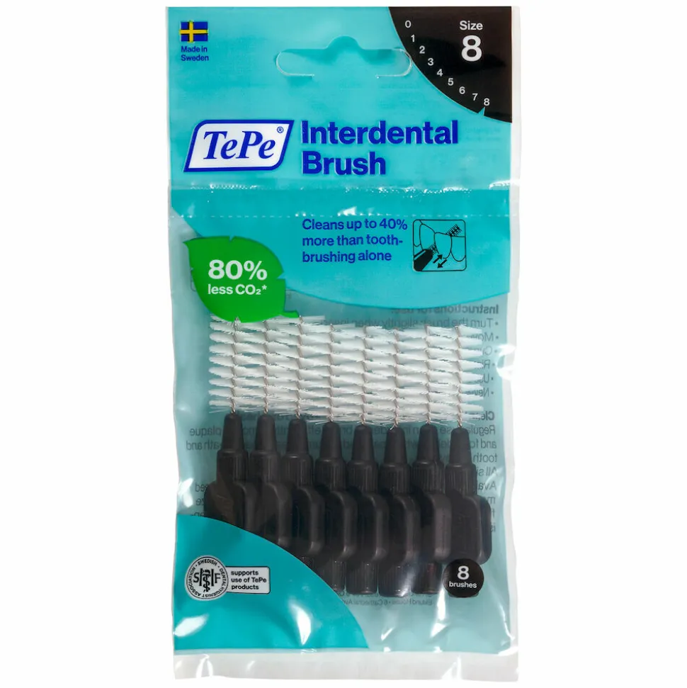 TePe Interdentale Ragers Original 1,5 mm Zwart 8 stuks