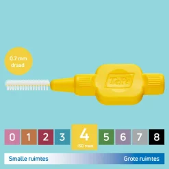 TePe Interdentale Ragers Original 0,7 mm Geel 6 stuks