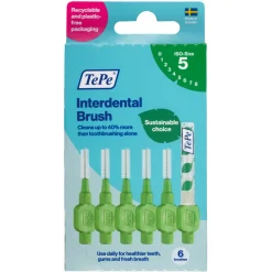 TePe Interdentale Ragers Original 0,8 mm Groen 6 stuks