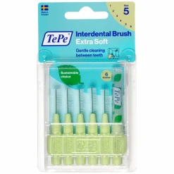 TePe Ragers Extra Zacht 0,8 mm Lichtgroen 6 stuks