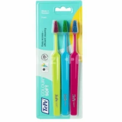TePe Tandenborstel Colour Soft 3-pack 3 stuks