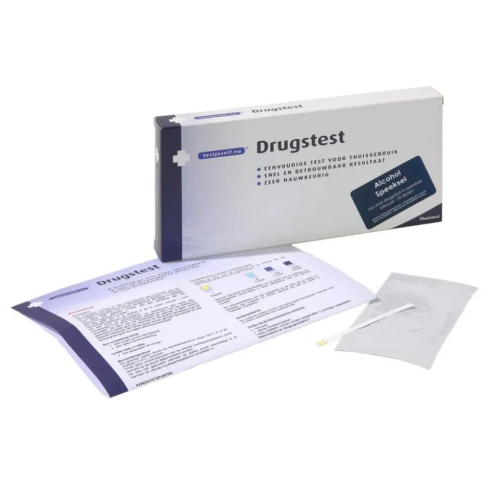 Testjezelf.nu Alcohol Speekseltest 10 stuks