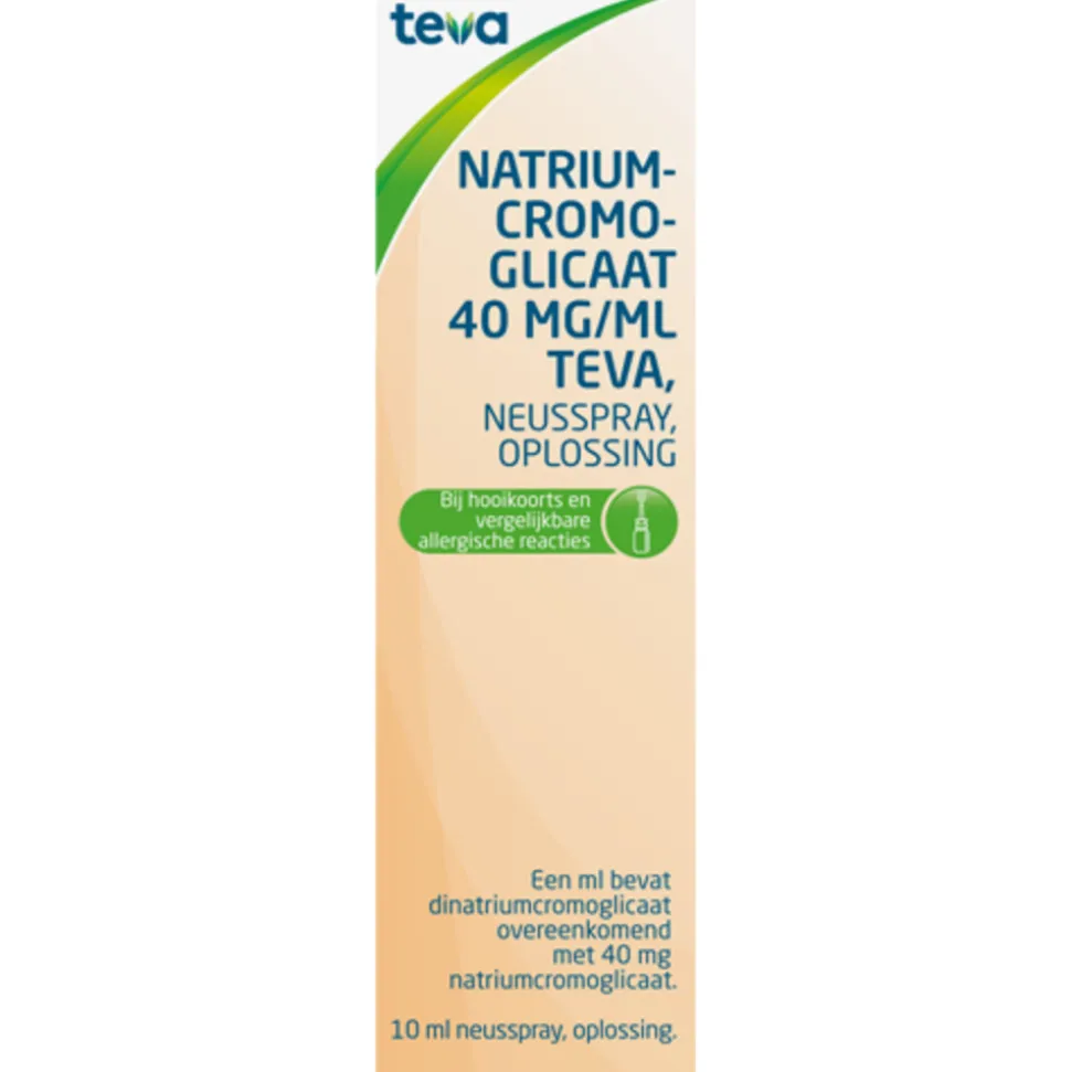 Teva Natriumcromoglicaat 40mg/ ml Neusspray 10 ml