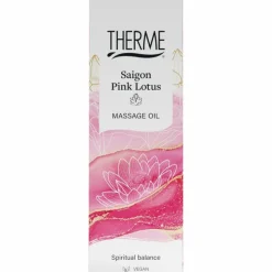 Therme Massage Olie Saigon Pink Lotus 125 ml