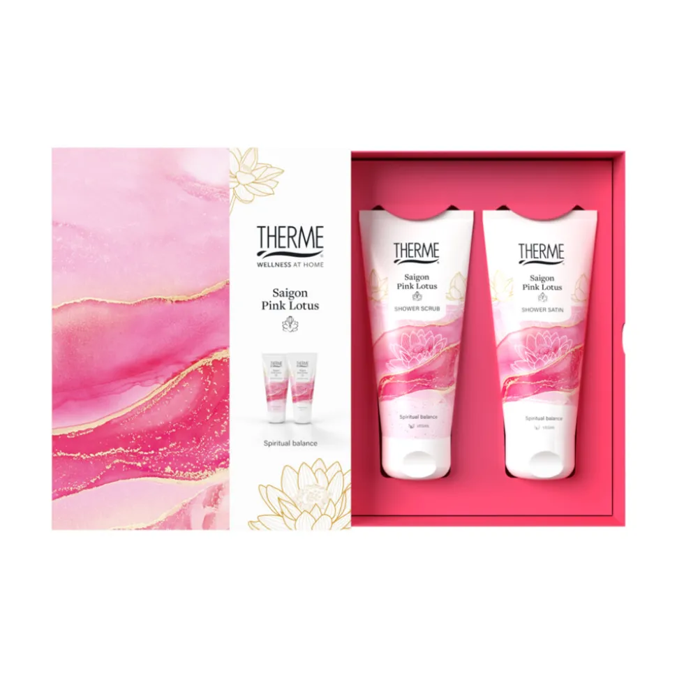Therme Shower Treatment Geschenkset Saigon Pink Lotus 1 set