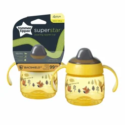 Tommee Tippee Close To Nature Drinkbeker First Trainer Cup Geel 4m+ 190 ml