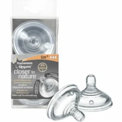 Tommee Tippee Closer to Nature Flesspeen 6+ mnd 2 stuks