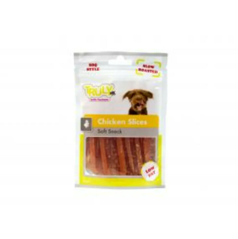Truly Hondensnack Dog Slices Soft Chicken 90 gr