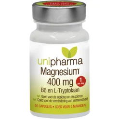 Unipharma Magnesium 400mg B6 60 capsules