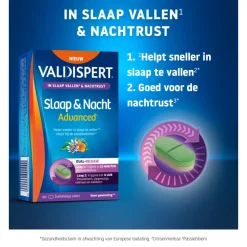 Valdispert Slaap & Nacht Advanced 30 tabletten