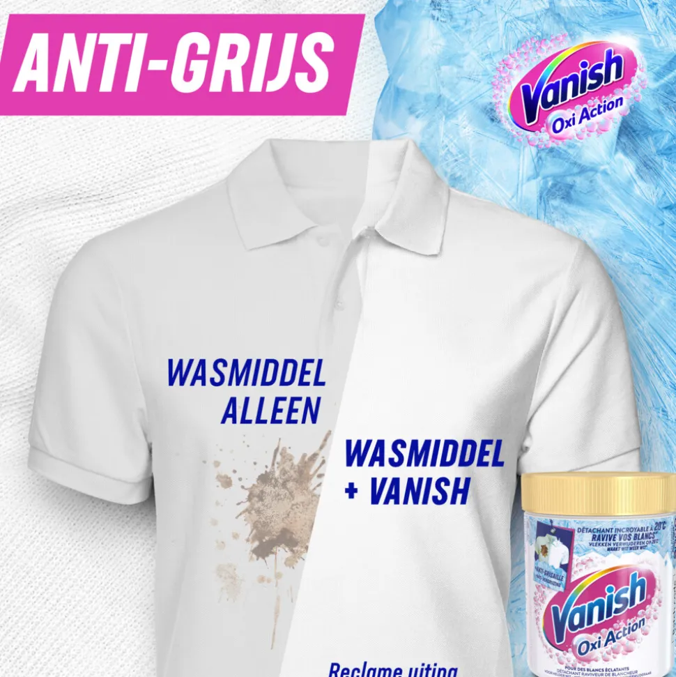 Vanish Oxi Action Wasbooster Poeder Witte Was 470 gr