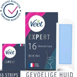 Veet Expert Koude Waxstrips Bikini Sensitive 16 stuks