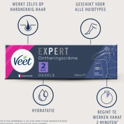 Veet Expert Ontharingscrème Oksels 100 ml
