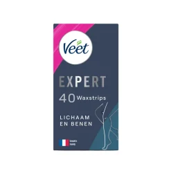 Veet Expert Waxstrips Benen Sensitive 40 stuks