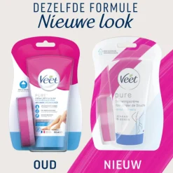 Veet In Shower Ontharingscrème Gevoelige Huid 150 ml