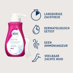 Veet Ontharingscrème Pure Gevoelige Huid 400 ml