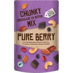Verse Klassenoten Chunky Chocolade en Noten Mix Pure Berry 150 gr