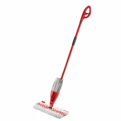 Vileda 1-2 Spray MAX - Dweilsysteem met spray en pad in microvezels Rood Wit