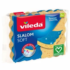 Vileda Schuursponsen Slalom Soft 2 stuks