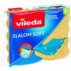 Vileda Schuursponsen Slalom Soft 4 stuks