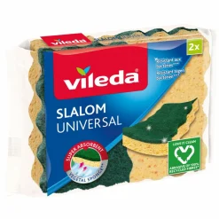 Vileda Slalom Universal Schuurspons 2 Stuks