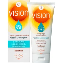 Vision Zonnebrand Crème Extra Care SPF 50 185 ml