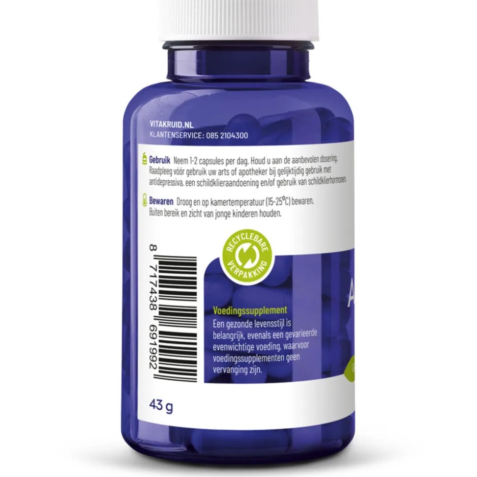 Vitakruid Ashwagandha Ksm 90 capsules