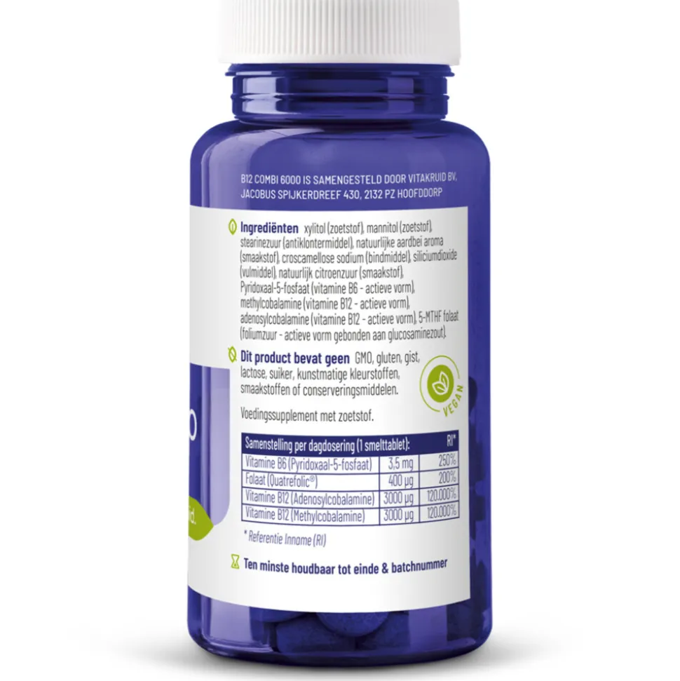 Vitakruid B12 Combi 6000 120 tabletten