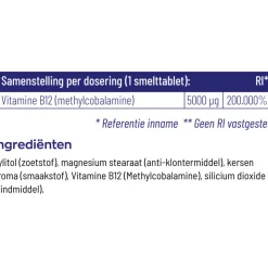 Vitakruid B12 Methylco 5000 Mcg 60 tabletten