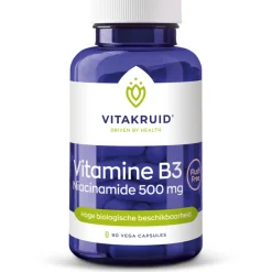 Vitakruid B3 Niacinamide 500 mg 90 capsules