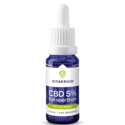 Vitakruid CBD Olie 5% Full Spectrum 10 ml