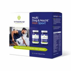 Vitakruid Man Sport Multi Dag Nacht 60 tabletten