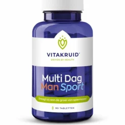 Vitakruid Man Sport Multi Dag Nacht 180 tabletten