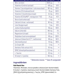 Vitakruid Multi Dag Nacht Man 180 tabletten