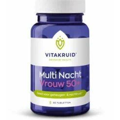 Vitakruid Multi Nacht Vrouw 50+ 30 tabletten