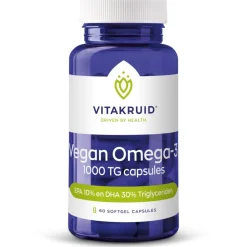 Vitakruid Omega 3 1000 TG Vegan 60 softgels