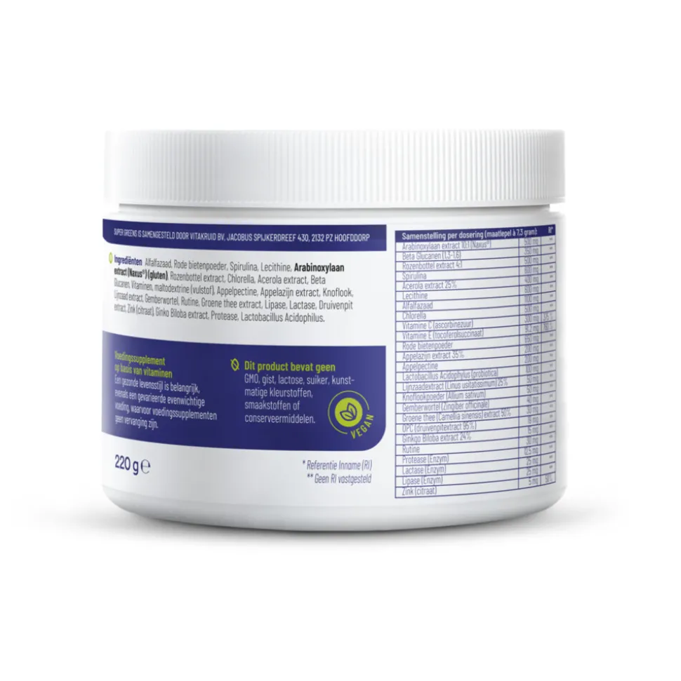 Vitakruid Super Greens 220 gr