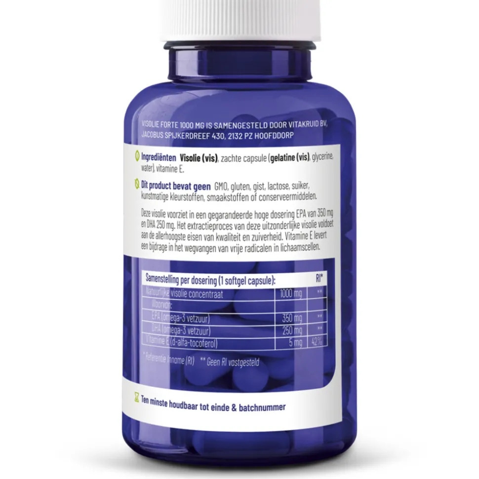 Vitakruid Visolie Forte 90 softgels